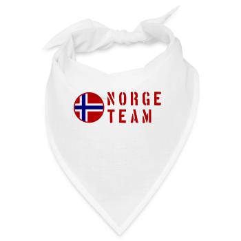 Norge Team Norwegen - Bandana - Weiß - Vorne