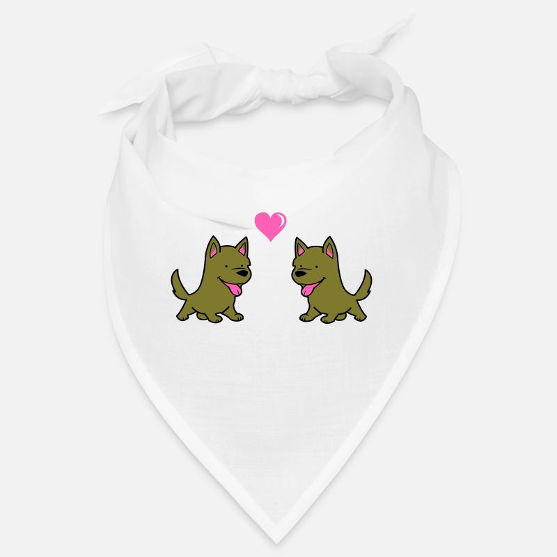 hund comic liebe Bandana