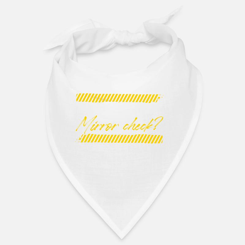 Mirror Check Bold Graphic Design Bandana
