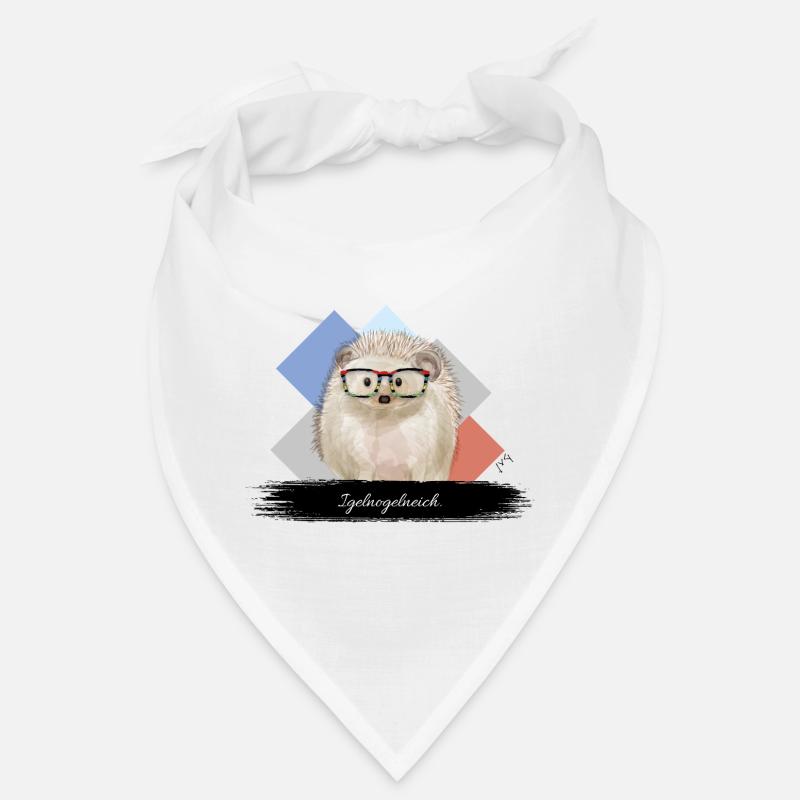 JvG Igel "Igelnogelneich" - Bandana - Weiß
