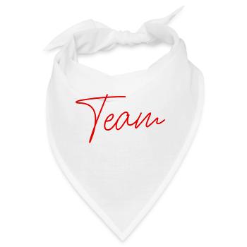 team - Bandana - Weiß - Vorne