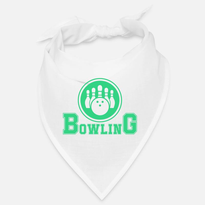 Conception de main de bowling rétro Bandana