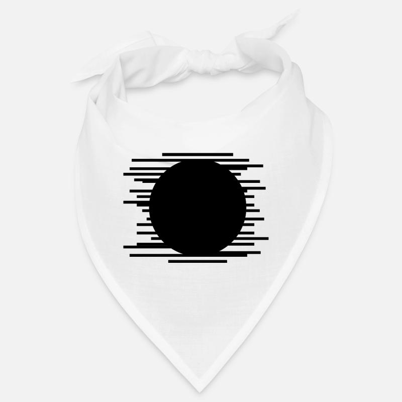 Minimalist Lines pattern design Bandana