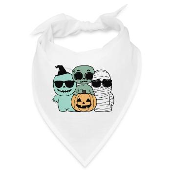Halloween Halloween Horror Party Design - Bandana - Weiß - Vorne