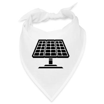 Solar Anlage Panele - Bandana - Weiß - Vorne