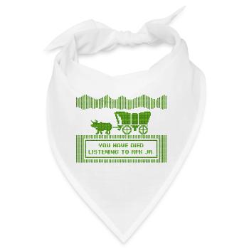 Du bist gestorben, weil du RFK Jr gehört hast - Bandana - Weiß - Vorne