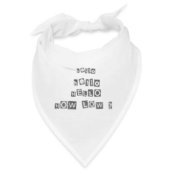 Riecht nach Hemdgeist - Bandana - Weiß - Vorne
