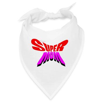 Super Mama / Super Mama - Bandana - Weiß - Vorne