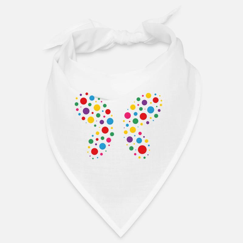 Colorful Dot Wing Bloom Bandana