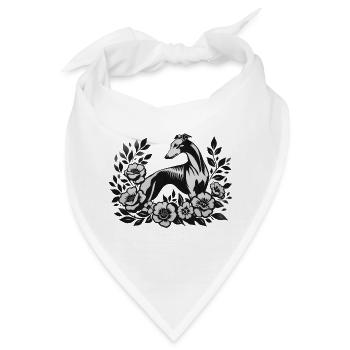Galgo Stencil Art - Bandana - Weiß - Vorne