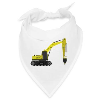 Hydraulischer Presslufthammer - Bandana - Weiß - Vorne