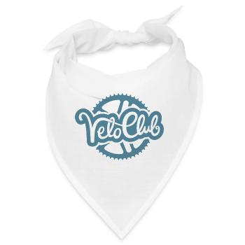 Velo Club – Dein exklusives Radfahrer-Design - Bandana - Weiß - Vorne