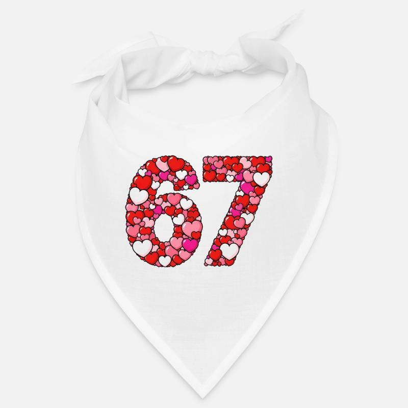 67 Cœurs de la Saint-Valentin Bandana