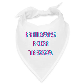 Hardtekk Tekk - Bandana - Weiß - Vorne