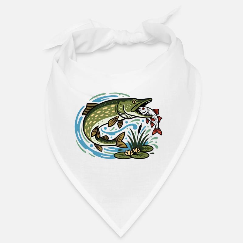 Pike catches roach Bandana