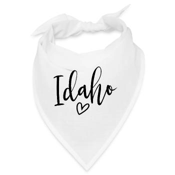Idaho Heart Women's Love Idaho - Bandana - Weiß - Vorne