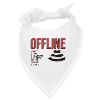 OFFLINE - Bandana - Weiß - Vorne