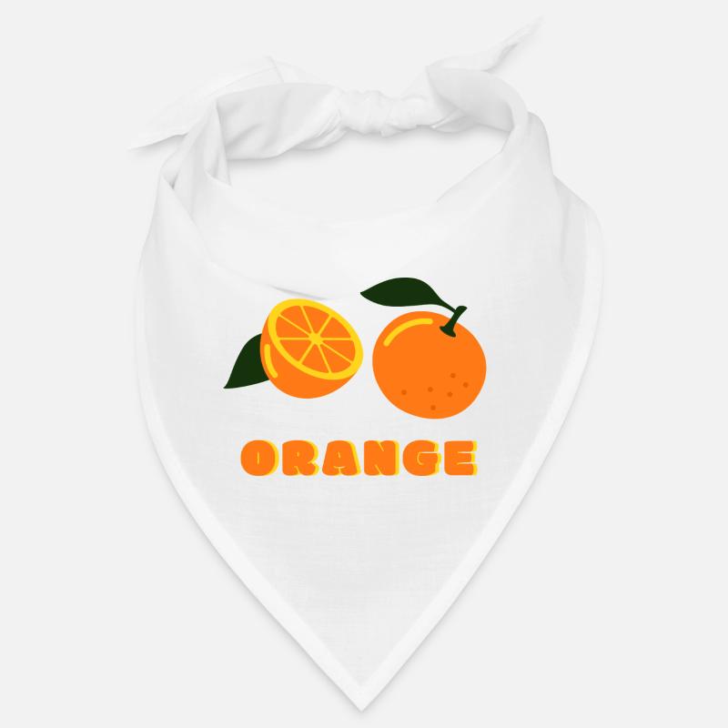 Orange Summer Vibes Fruit Design Bandana