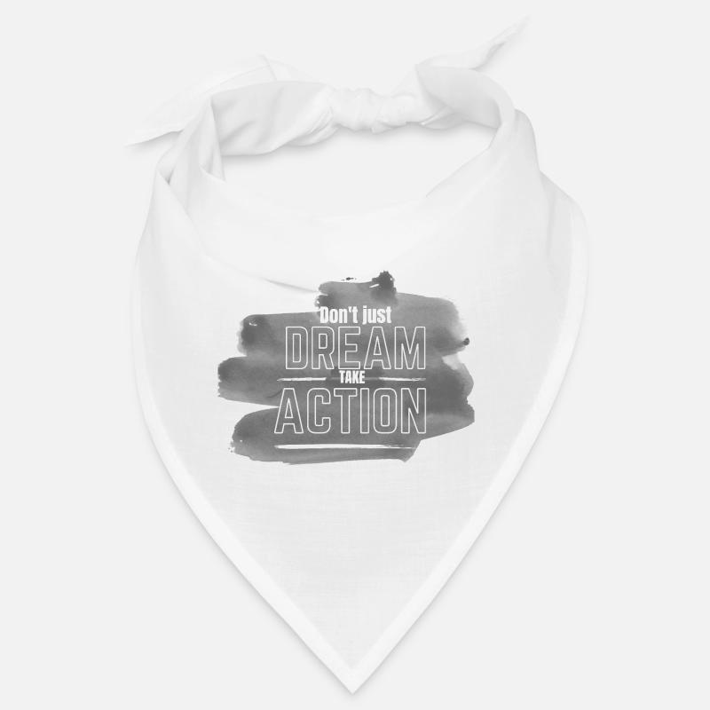 Traum und Aktion - Bandana - Weiß