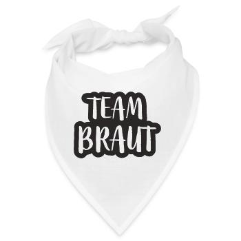 Team Braut - Bandana - Weiß - Vorne