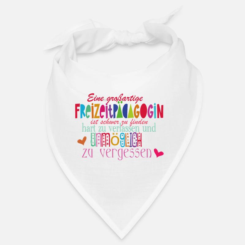 Freizeitpädagogin - Bandana - Weiß