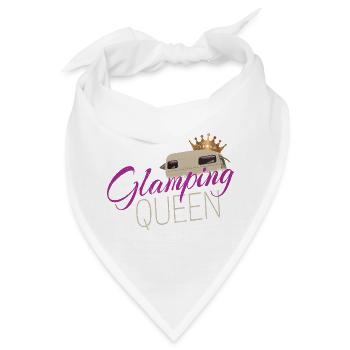 Glamping Queen Camping mit Vintage Wohnwagen - Bandana - Weiß - Vorne