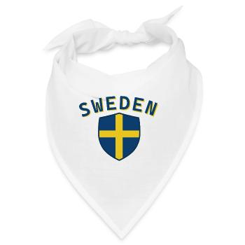 Schweden - Bandana - Weiß - Vorne