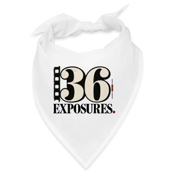 36 Exposures Analog Fotografie Shirt - Bandana - Weiß - Vorne