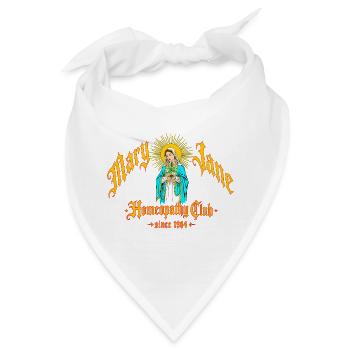 Marian Madonna Homöopathieclub - Bandana - Weiß - Vorne