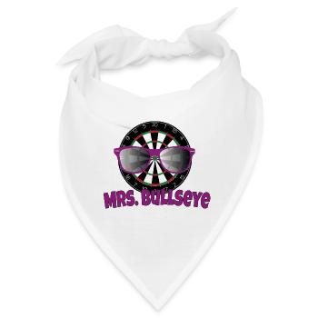 Mrs. Bullseye - Bandana - Weiß - Vorne