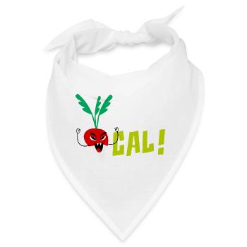 Rettich - Bandana - Weiß - Vorne