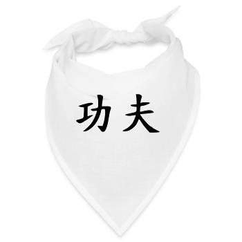 Kung Fu - Bandana - Weiß - Vorne