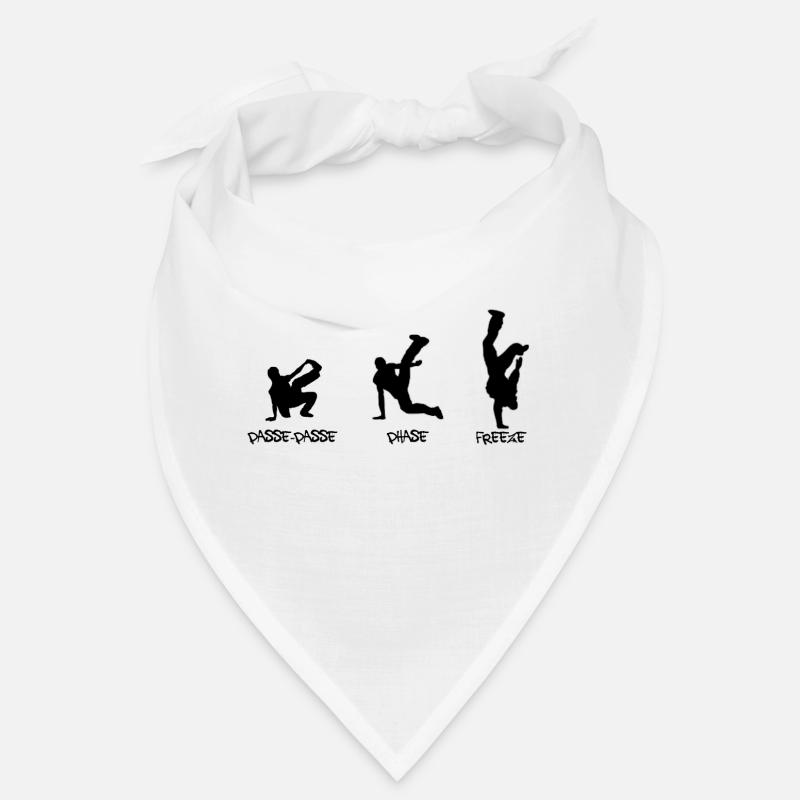 breakdance - Bandana - blanc