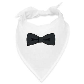 Bow Tie - Bandana - Weiß - Vorne