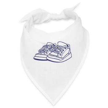 baby trainers - Bandana - Weiß - Vorne