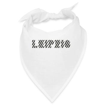Leipzig sachsen saxony - Bandana - Weiß - Vorne
