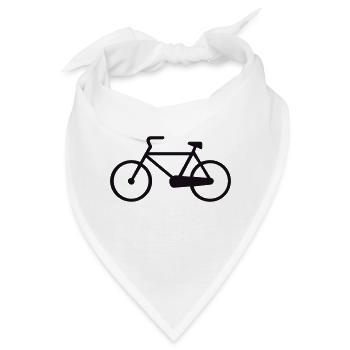 Fahrrad,Zweirad,Rennrad,Student,Universität - Bandana - Weiß - Vorne