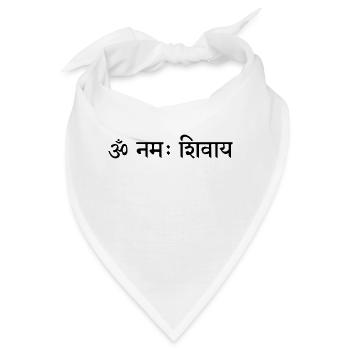 om_namah_shivaya - Bandana - Weiß - Vorne