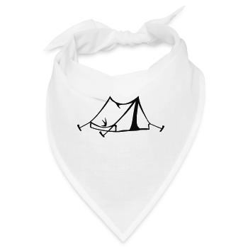 Zelt - Bandana - Weiß - Vorne