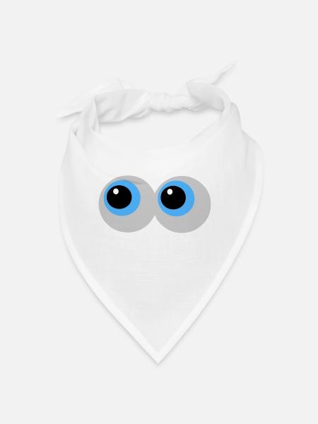 Eyes - Bandana - white