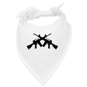 m16_mal2 - Bandana - Weiß - Vorne