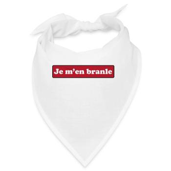 Ich Bewegung - Bandana - Weiß - Vorne