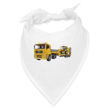 camion de transport chantier - Bandana - Weiß - Vorne