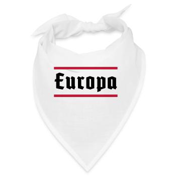 Europa - Bandana - Weiß - Vorne