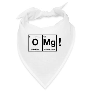 OMG periodic system - Bandana - Weiß - Vorne