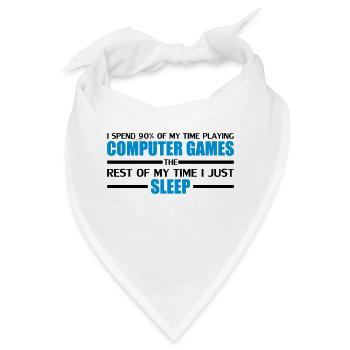 Computer Games - Bandana - Weiß - Vorne
