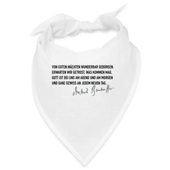 Von guten Mächten - Bandana - Weiß - Vorne