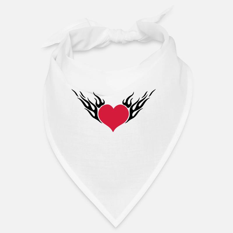 Fire Heart 2c Bandana