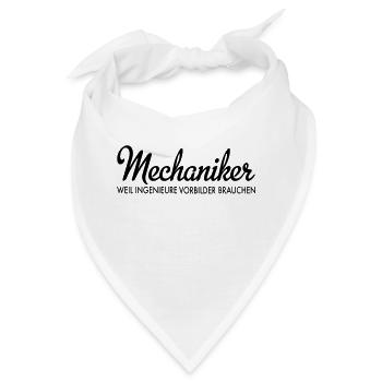 Mechaniker - Bandana - Weiß - Vorne