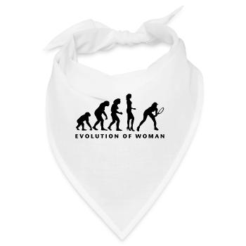 evolution_female_tennis_b_1c - Bandana - Weiß - Vorne